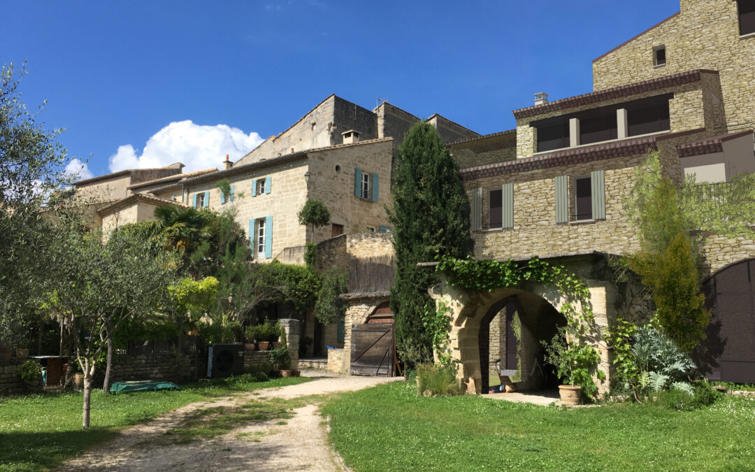 Rénovation et restructuration d&rsquo;une bâtisse en pierres dans l&rsquo;Uzège (30)