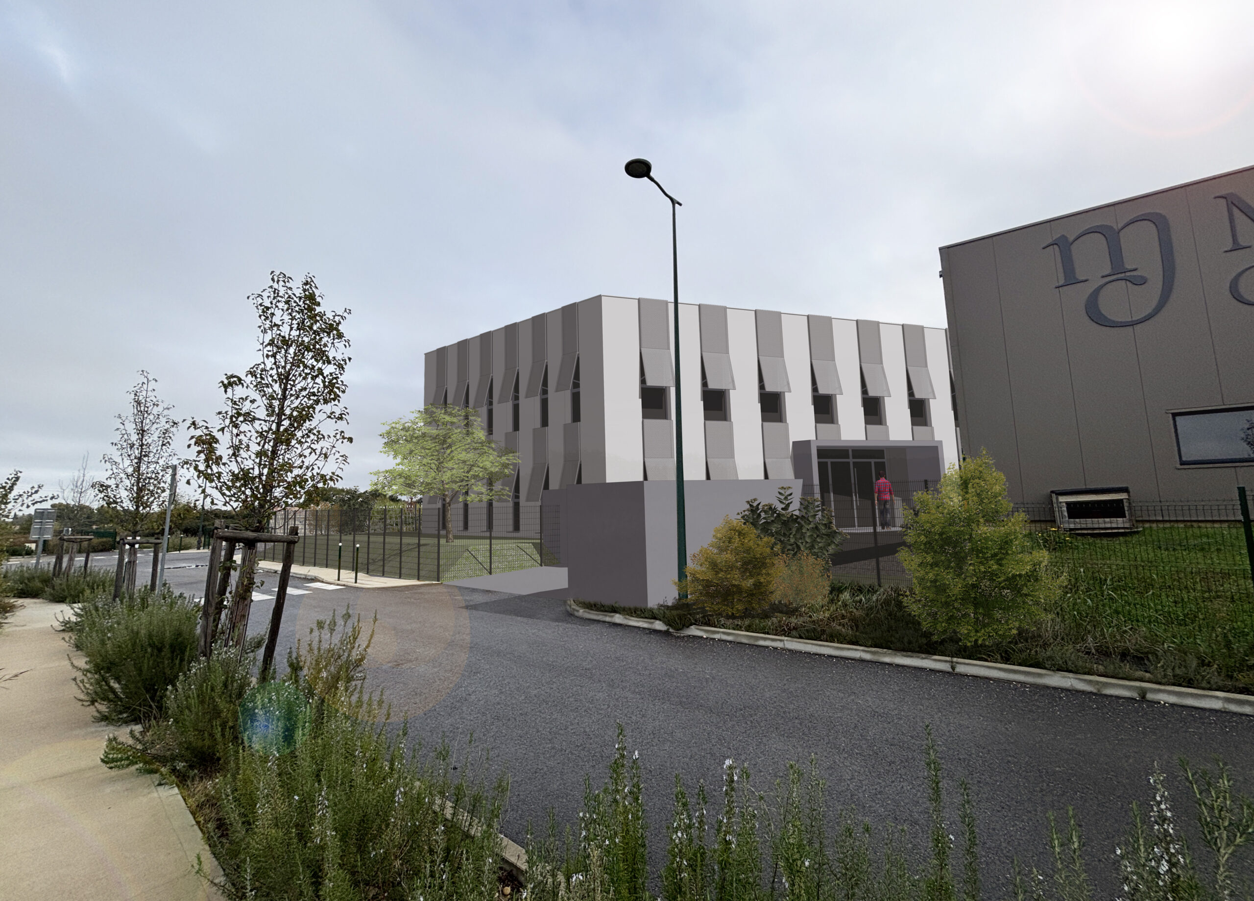 Construction d&rsquo;un bâtiment de bureaux à St Laurent des Arbres (30)